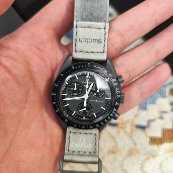💜Swatch X Omega Bioceramic Moonswatch Mission To Mercury - Picture 1 of 5